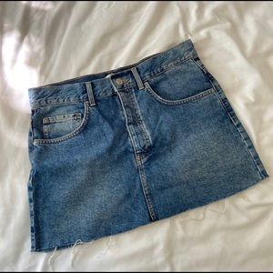 Jeans mini skirt